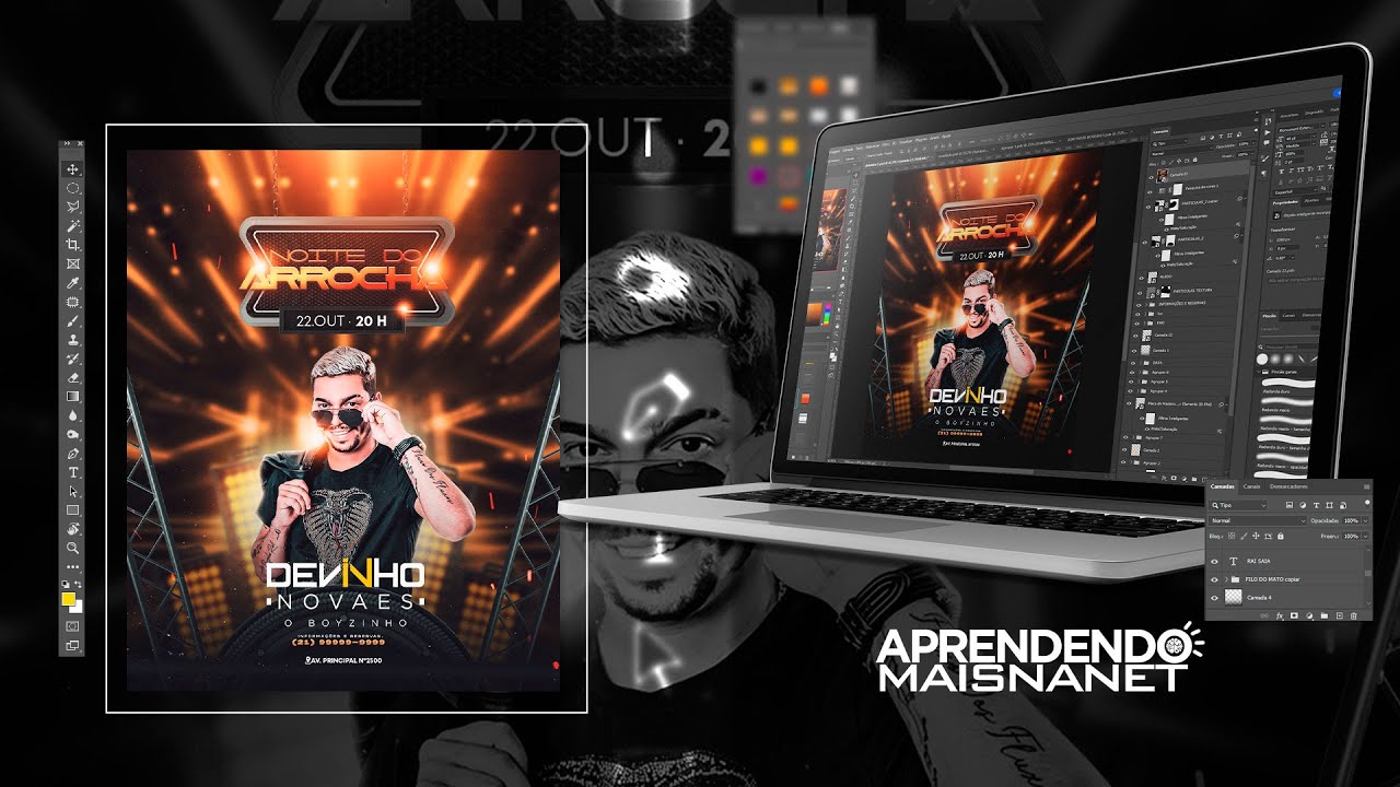 Como fazer um flyer de evento mesmo sendo iniciante ( Photoshop )