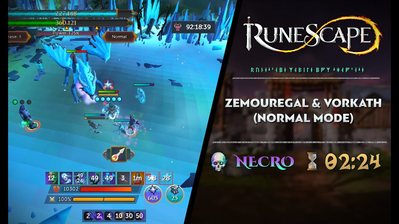 Zemouregal & Vorkath (Normal Mode) (Necromancy) | RuneScape Mobile PVM