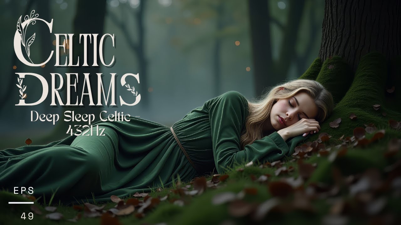[ Celtic Dreams ] Tranquil River Harp & Nature Sounds to Reduce Stress & Aid Deep Sleep