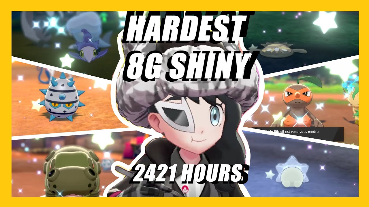 Hardest SHINY team in Pokemon Sword and Shield  2421h (6th Shiny Curry)