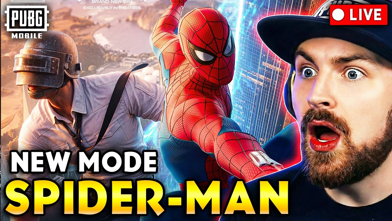 PUBG MOBILE x SPIDER-MAN BRAND NEW DAY IS HERE!! 🕷️ NEW COLLAB MODE FIRST LOOK | PUBG MOBILE LIVE