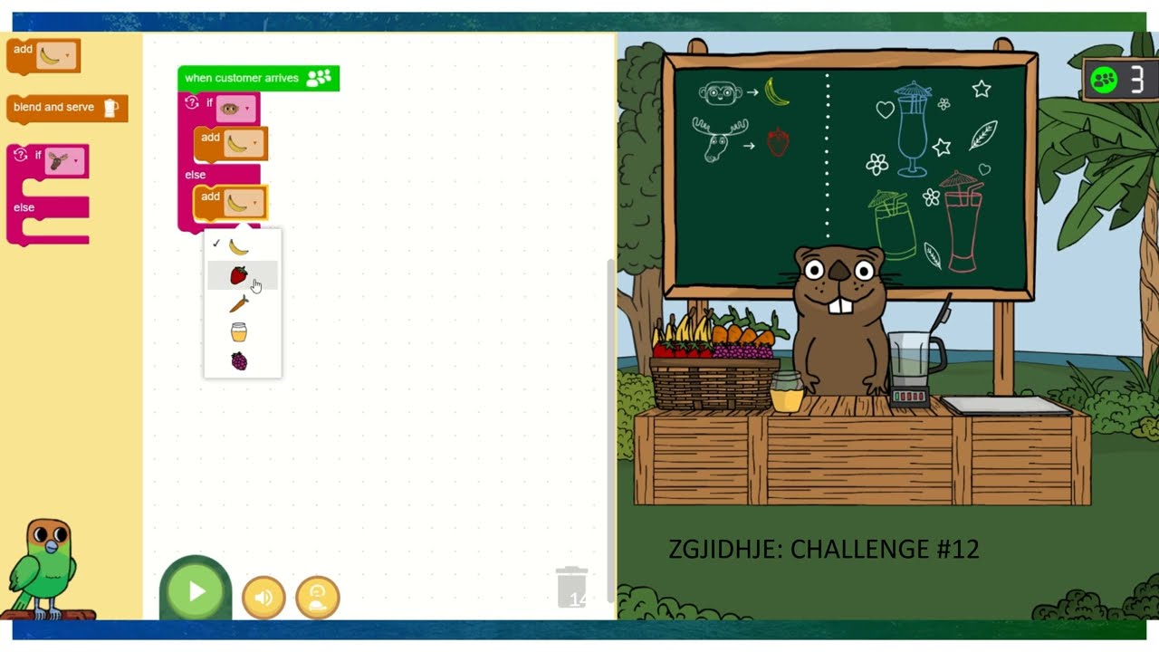 CodeMankey  Beaver Achiever If Else Conditions 1   20