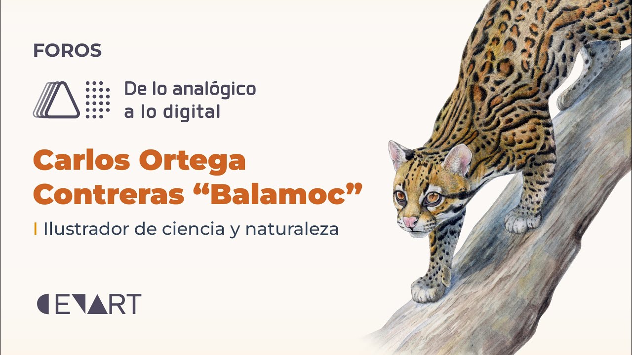 De lo analógico a lo digital. Ilustración científica. Carlos Ortega “Balamoc”