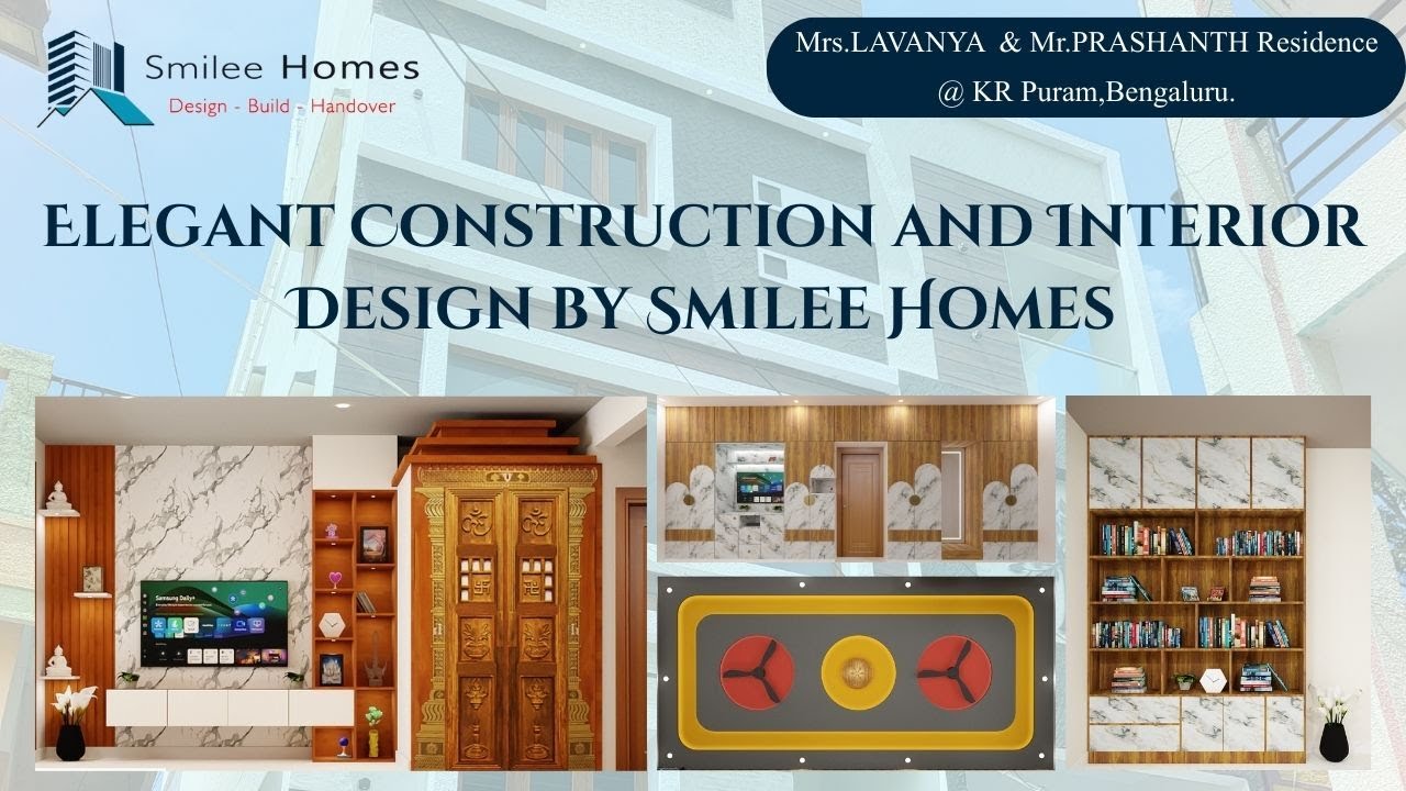 Mrs.Lavanya & Mr.Prashanth Residence at KR Puram,Bengaluru | A project by Smilee Homes Constructions