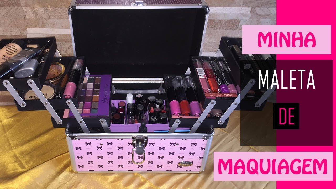 Minha MALETA DE MAQUIAGEM - BARATINHA | Vício em Cosméticos