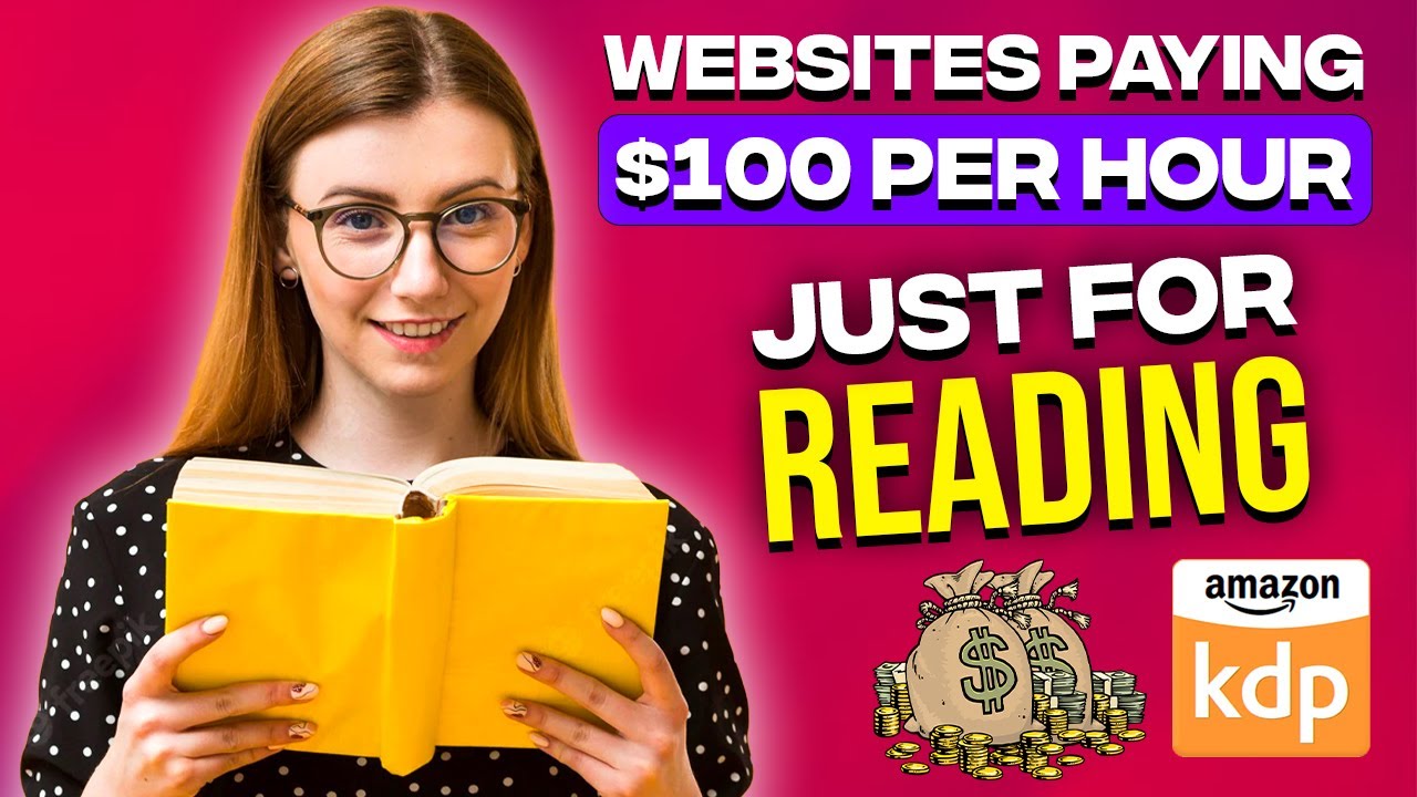 Website Paying $100 Per Hour For Reading Amazon KDP Books Make Money Online 2023 Work From Home Jobs