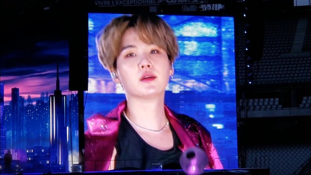 190607 Seesaw Yoongi Suga @ BTS 방탄소년단 Speak Yourself Tour Stade de France Paris Concert Live Fancam
