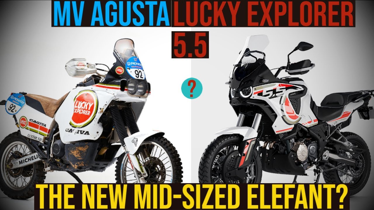 NEW MV AGUSTA LUCKY EXPLORER 5.5 ADV Motorcycle | The new midsized Cagiva Elefant?