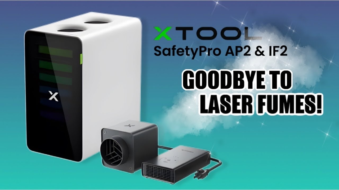 Remove Laser Smoke, Dust, and Odor with xTool SafetyPro Fume Extractors