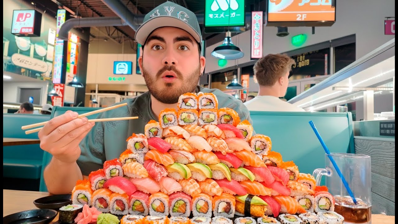 PROBANDO TODOS LOS SUSHIS DEL MUNDO 🌍