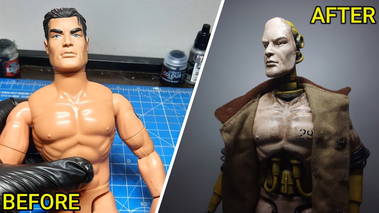 Kitbash: How to build a Rogue Android Character Using a Action Man Figure 🤖