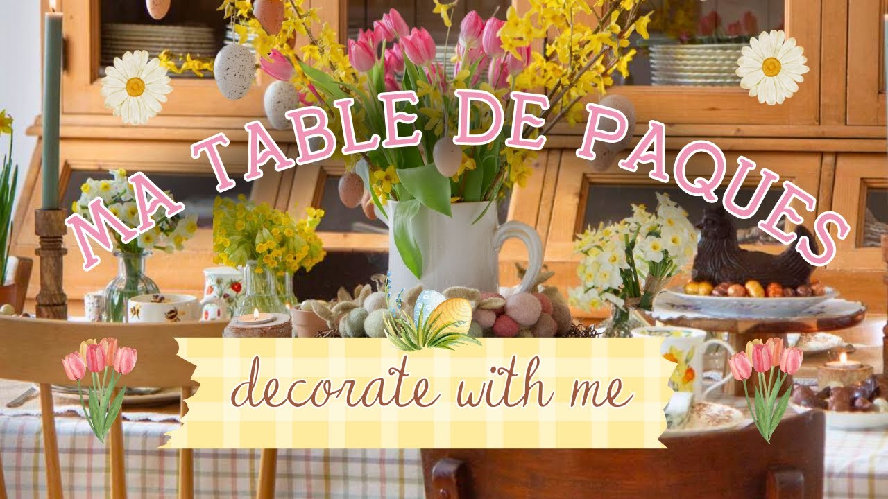 🐣 On dresse la table de Printemps ensemble ? 🌷 2025