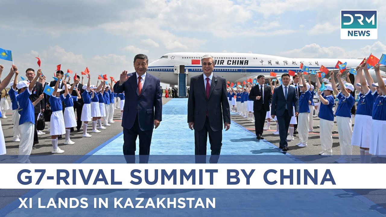 Xi Jinping Arrives in Kazakhstan for China-Central Asia Summit - G7-Rival Summit | AQ1G