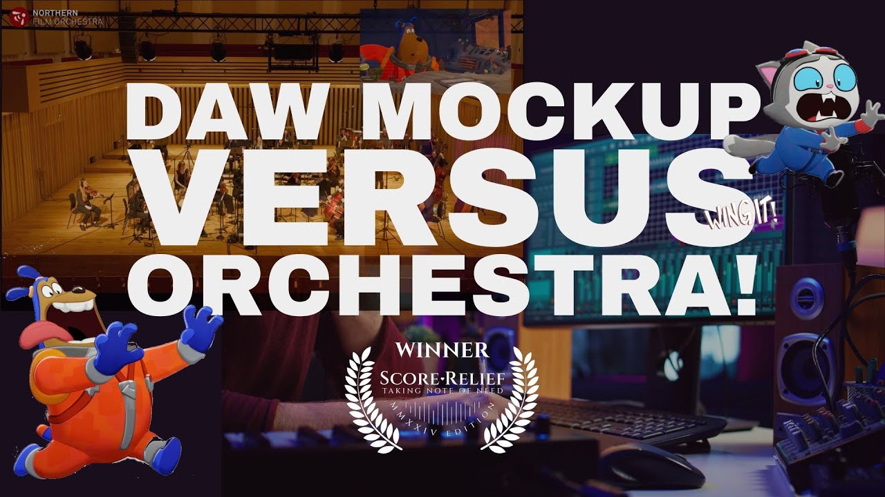 DAW VS ORCHESTRA! | Wing It! |  @BlenderStudio  #scorerelief2024 WINNER re-score