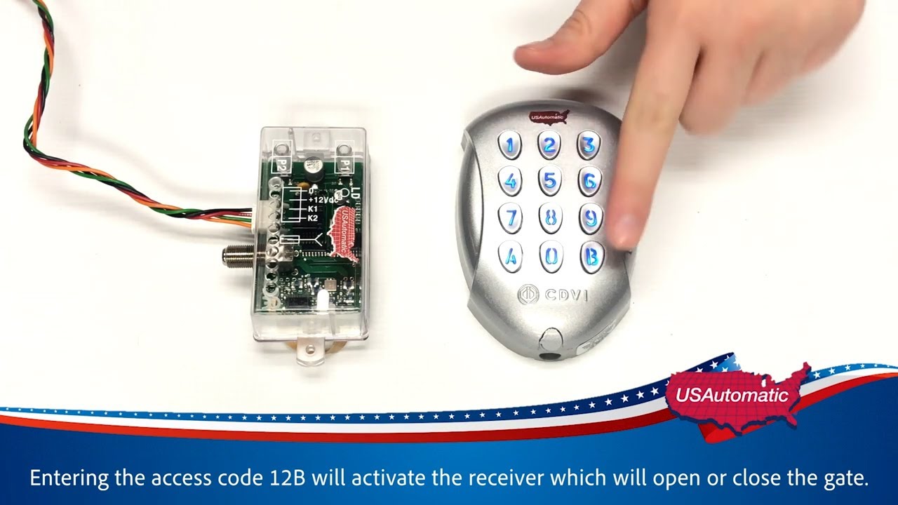 How to Program the USAutomatic Wireless Gate Opener Keypad | Complete Setup Guide