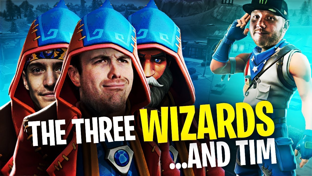 THE 3 WIZARDS... & TIM!! (ft. Ninja, DrLupo & Fearitself) | Fortnite Battle Royale Highlights #181