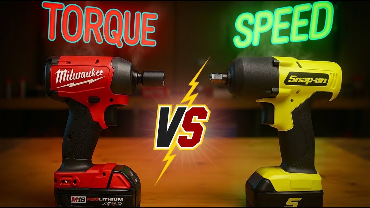 Impact Wrench vs Impact Driver: Snap-On vs Milwaukee M18 🔥 