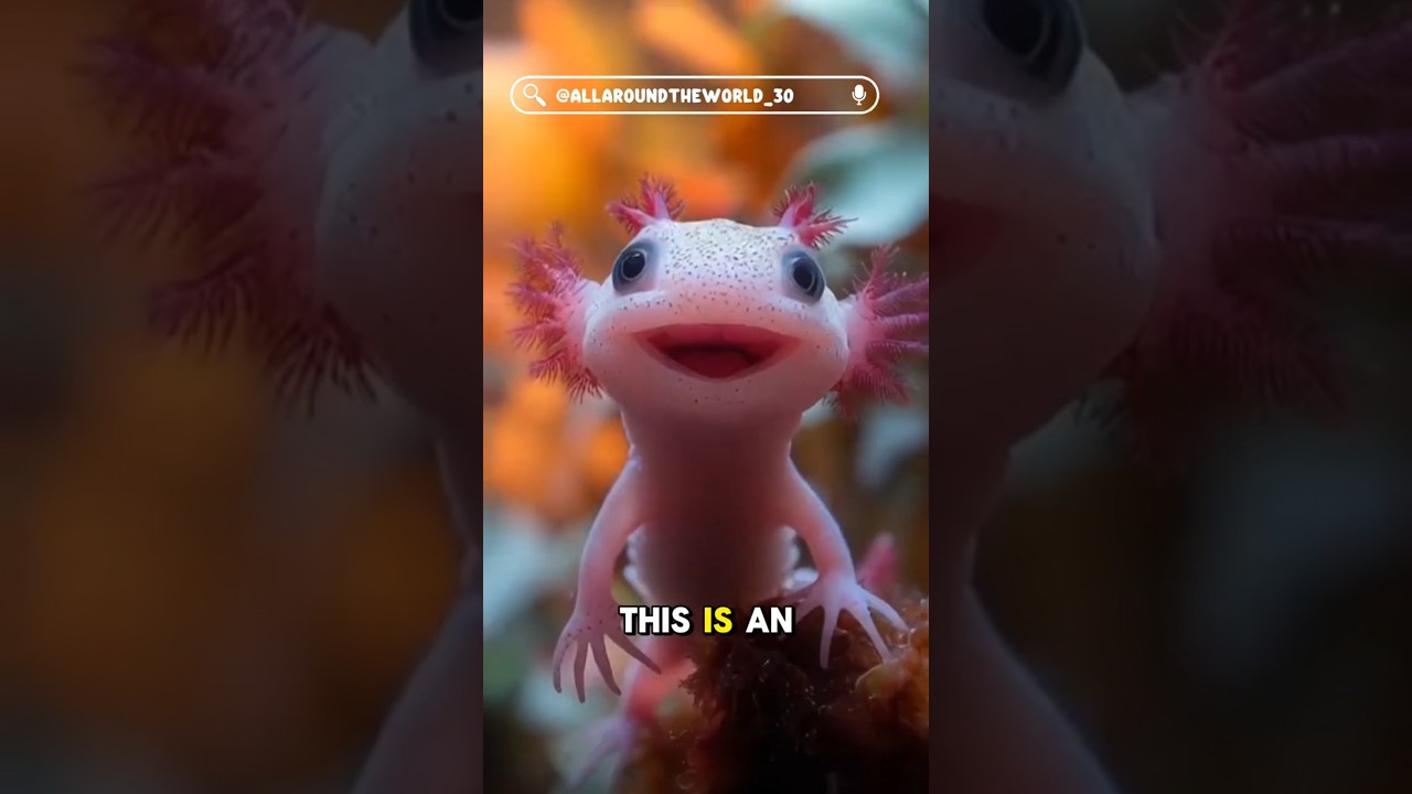 The Animal That Can Heal Itself Like Wolverine - Meet Axolotl #axolotl