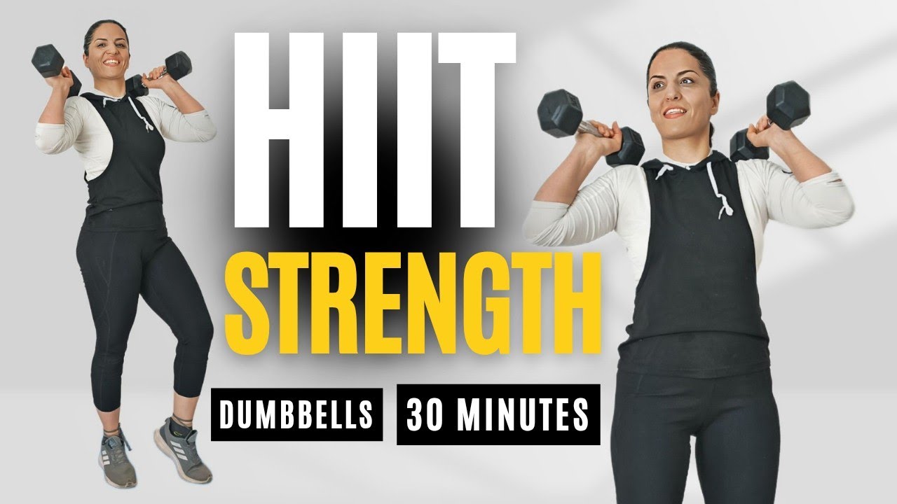 30-Min Dumbbell HIIT 🔥 Full Body Burn &ndash; No Jump, No Repeat🔥
