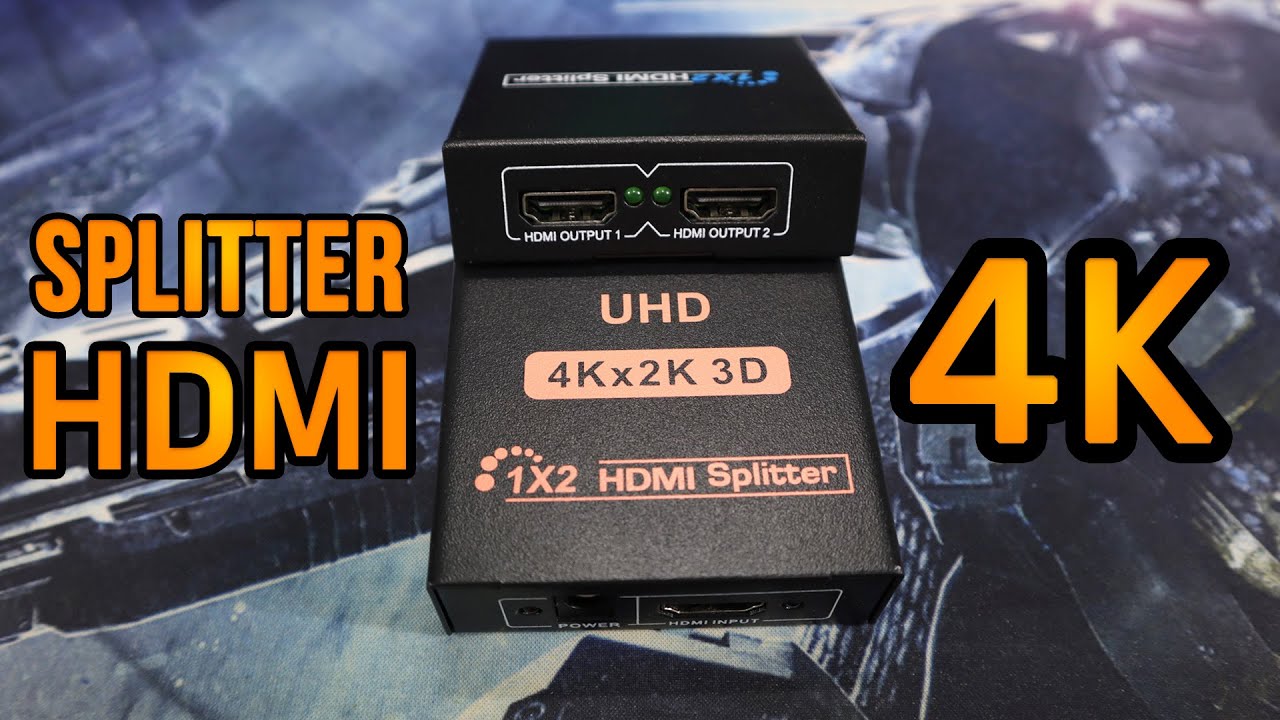 Splitter HDMI 4K 2K 3D 1080P Teste análise