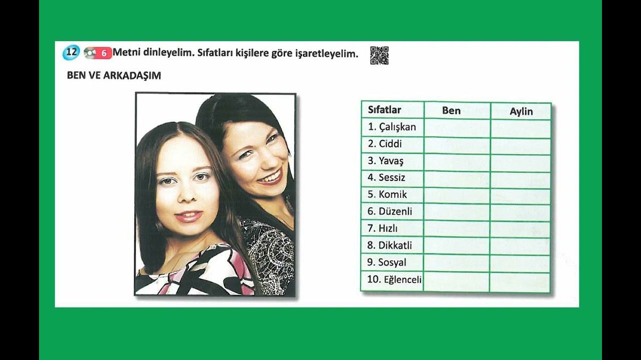 Yeni İstanbul A1: Ünite 2 Dinleme 6