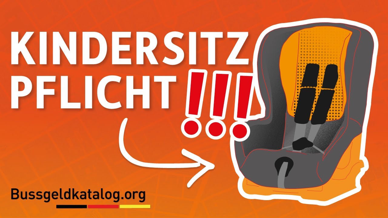 Kindersitz, Kindersitzpflicht 🧒 : Bis wann ist der Kindersitz Pflicht? - bussgeldkatalog.org