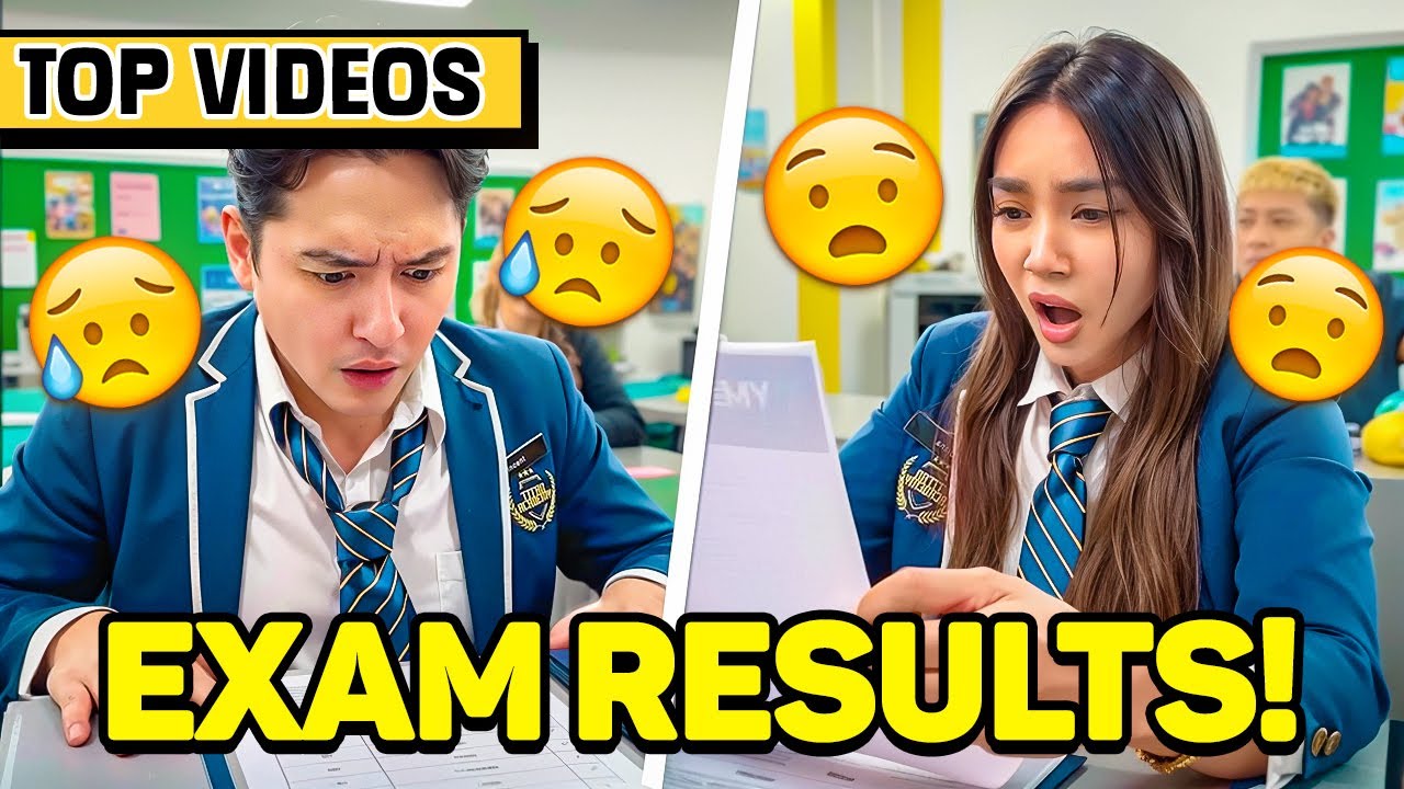 Good vs. Bad Students Checking Their Exam Results | JianHao Tan