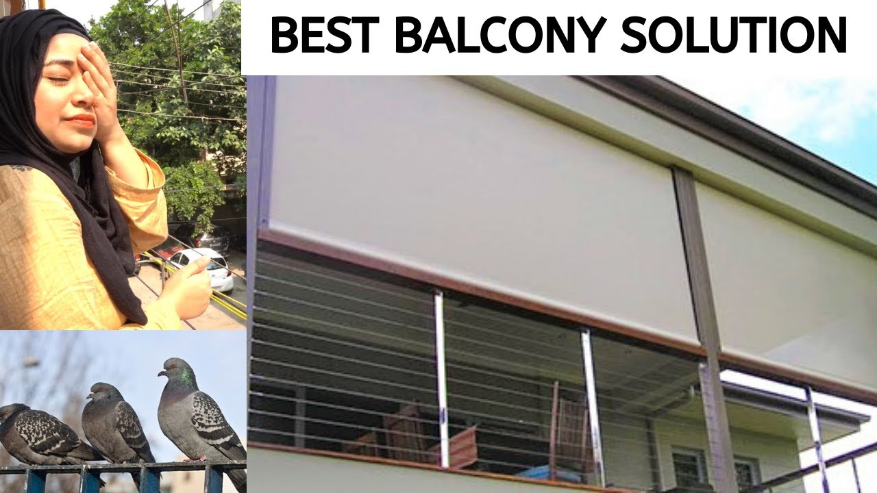 Solution to All Balcony Problems- Privacy, Pigeons, Sunlight, Heat - BALCOZY SCREENS | Ramsha Sultan