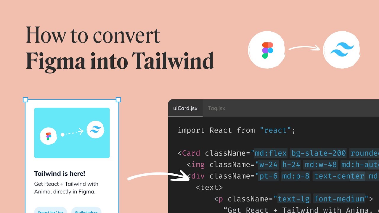 Как конвертировать Figma в Tailwind CSS