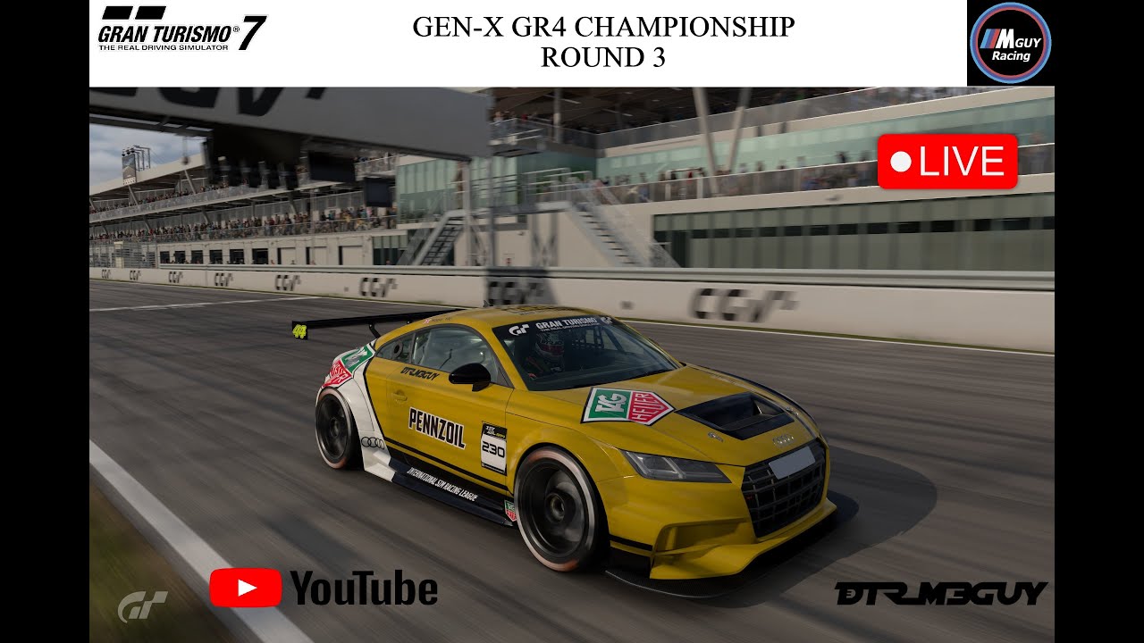 NEW SEASON GEN-X GR4 CHAMPIONSHIP - Round 3 -  BARCELONA - PSVR2 stream - 4K 60fps
