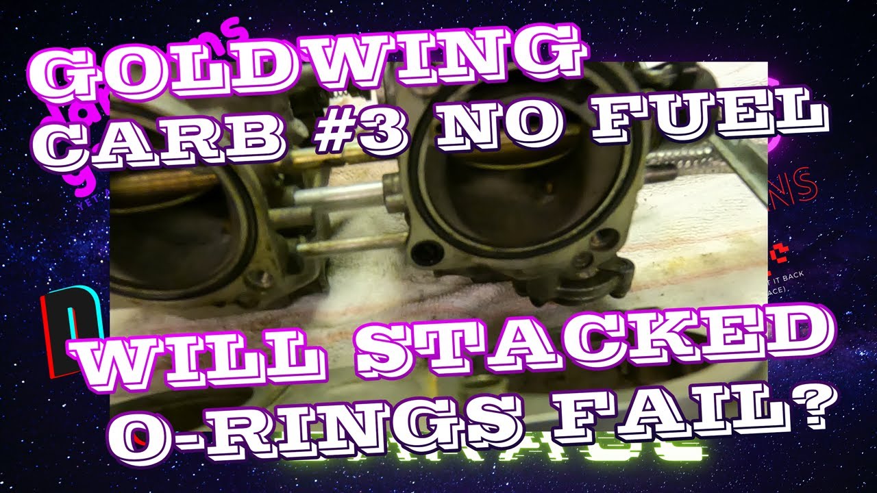 Goldwing GL1100 carburetor rebuild | PART 4 | NO FUEL & SHOULD YOU STACK O-RINGS?