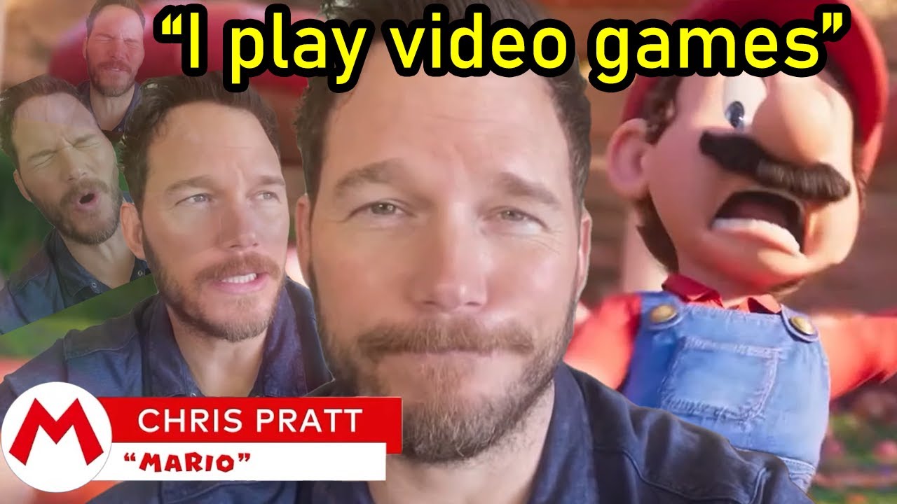 Chris Pratt's Cringe Mario Movie Interview