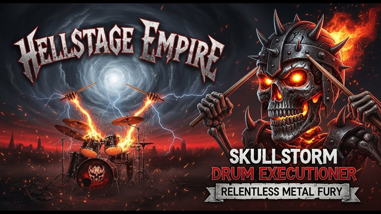 HELLSTAGE EMPIRE 🔥 Skullstorm Drum Executioner 💀 Relentless Metal Fury