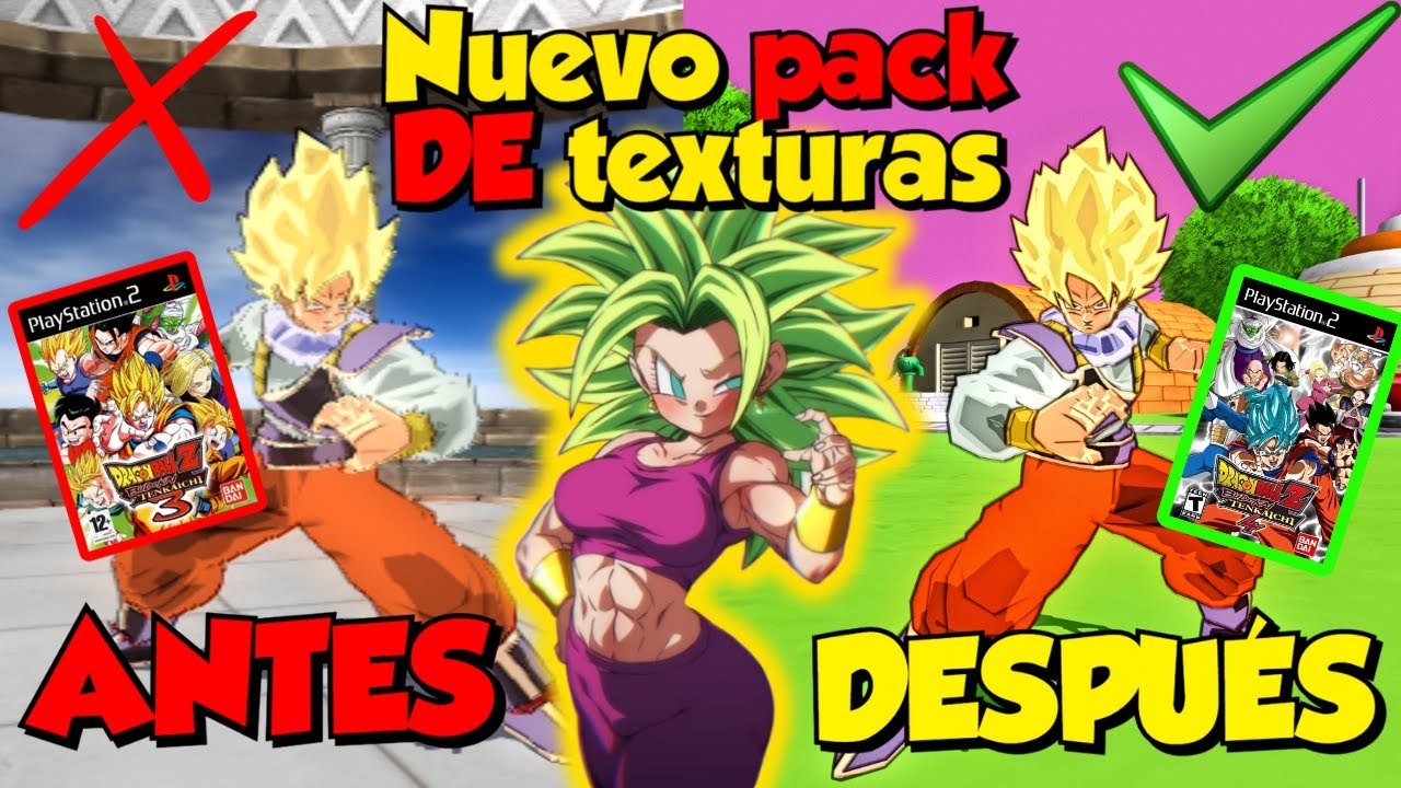 NUEVO PACK DE TEXTURAS Para  Dragon Ball Budokai Tenkaichi 3 en 2025!