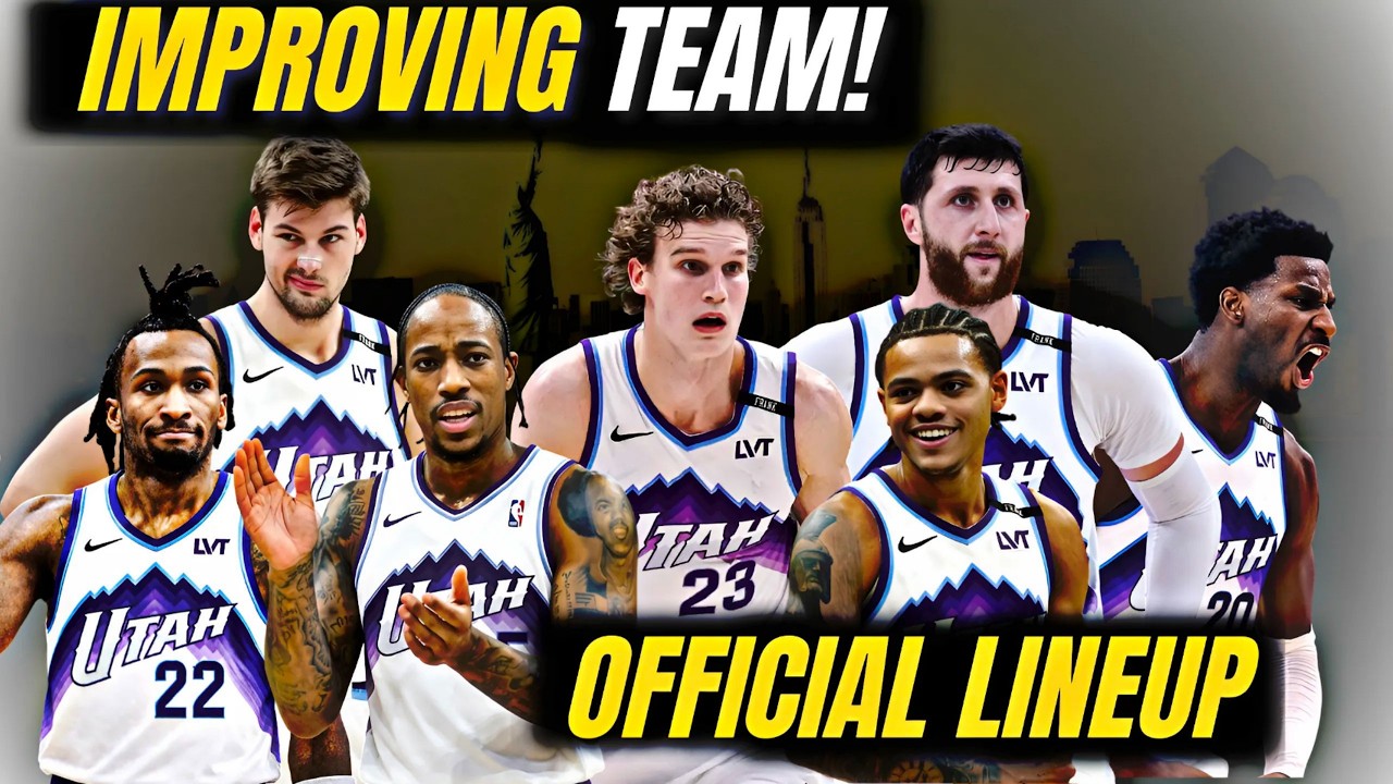 UTAH JAZZ OFFICIAL LINEUP 2026-27 | COMPLETE ROSTER & STARTING 5 🏀🔥