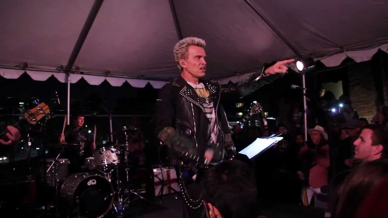 Billy Idol Sex Pistols Steve Jones Live Sid Viciouse tribute Stooges 