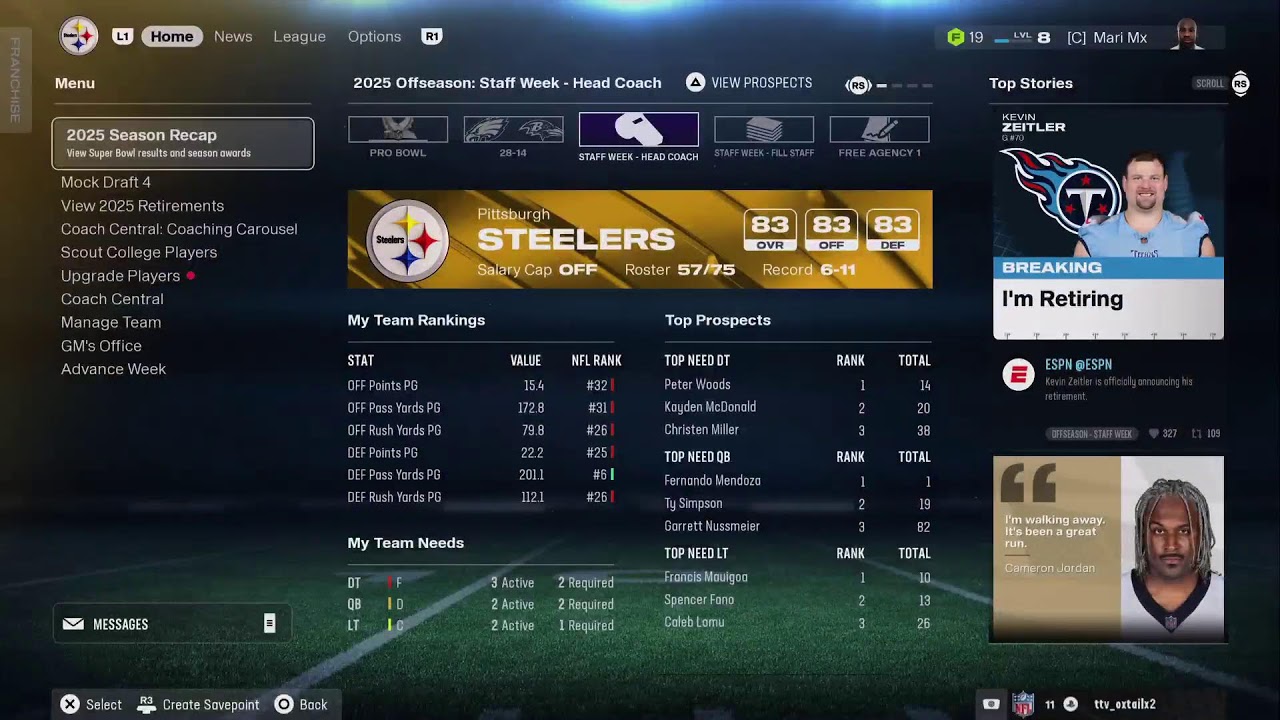 Can I win a Super Bowl in  five years?  Madden 26