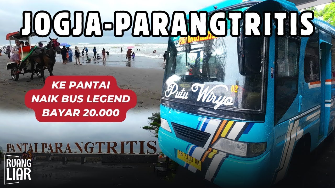Naik Bus Jogja-Parangtritis, perjalanan syahdu menuju Pantai | Trip ke Pantai Parangtritis