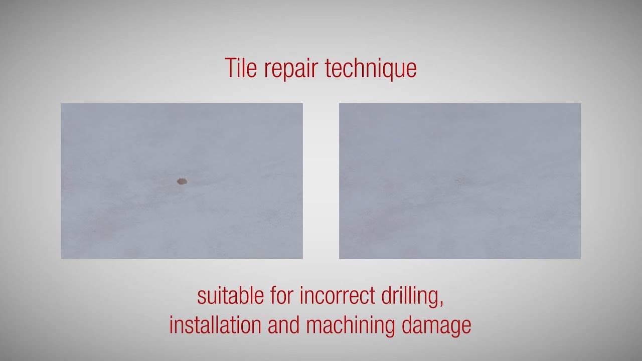 StoneLux® 2.0 tile repair technique - step by step