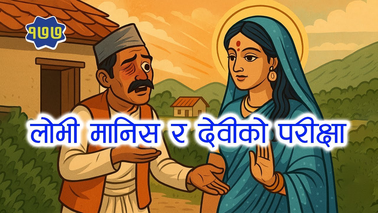 Greedy Manis and Goddess Test (लोभी मानिस र देवीको परीक्षा) I Nepali Story I Katha I Story I Lokkath