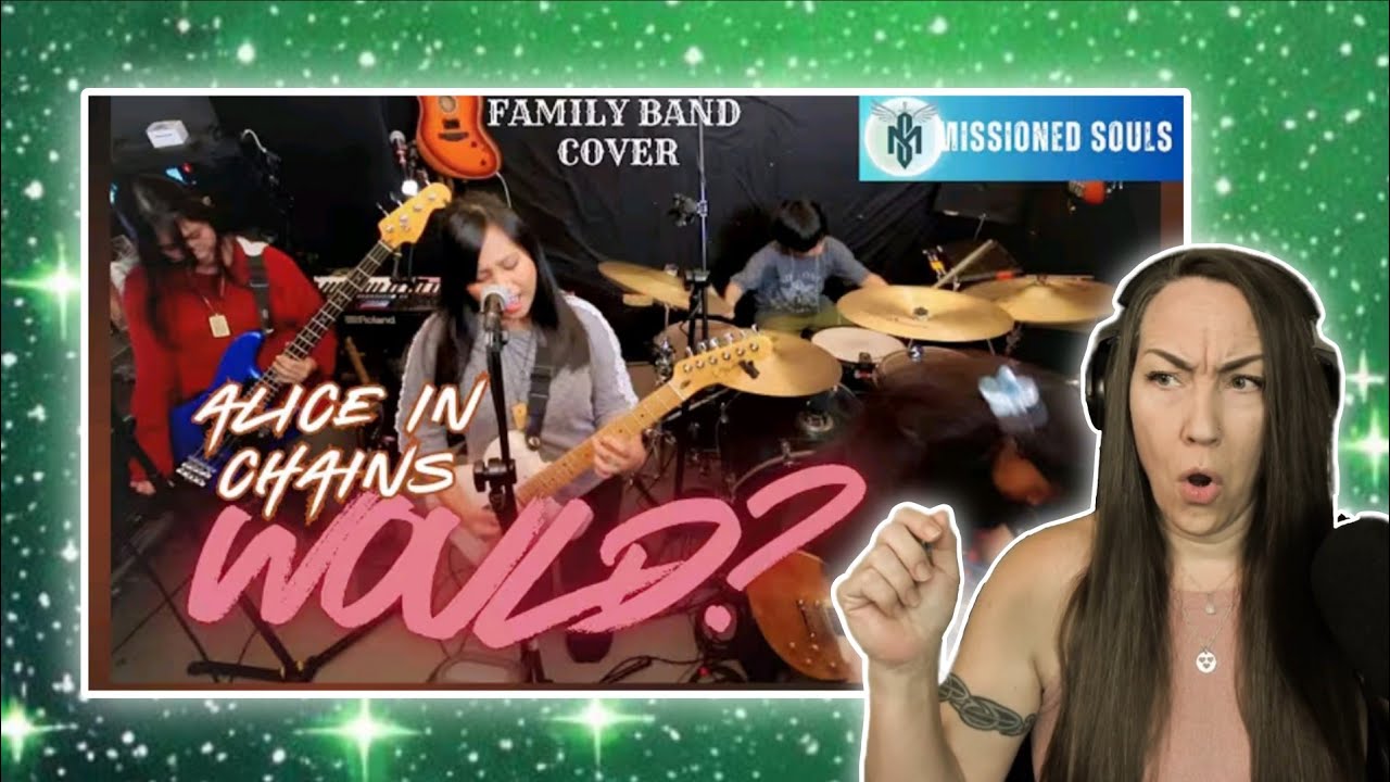 Rockin' Kids! | WOULD? - Alice In Chains | Missioned Souls | Family band studio cover | GenX reacts!