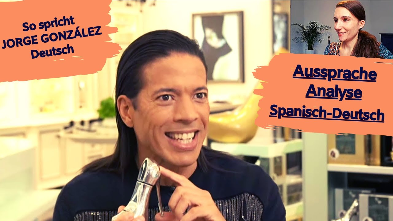 Deutsche Aussprache Analyse Jorge González - Deutsch Spanisch Aleman Español - Reaction Video