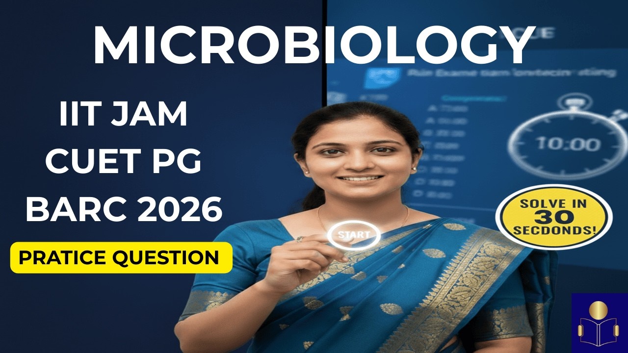 Microbiology MCQ Practice | CUET PG • BARC • IIT JAM | Concept-Based Questions