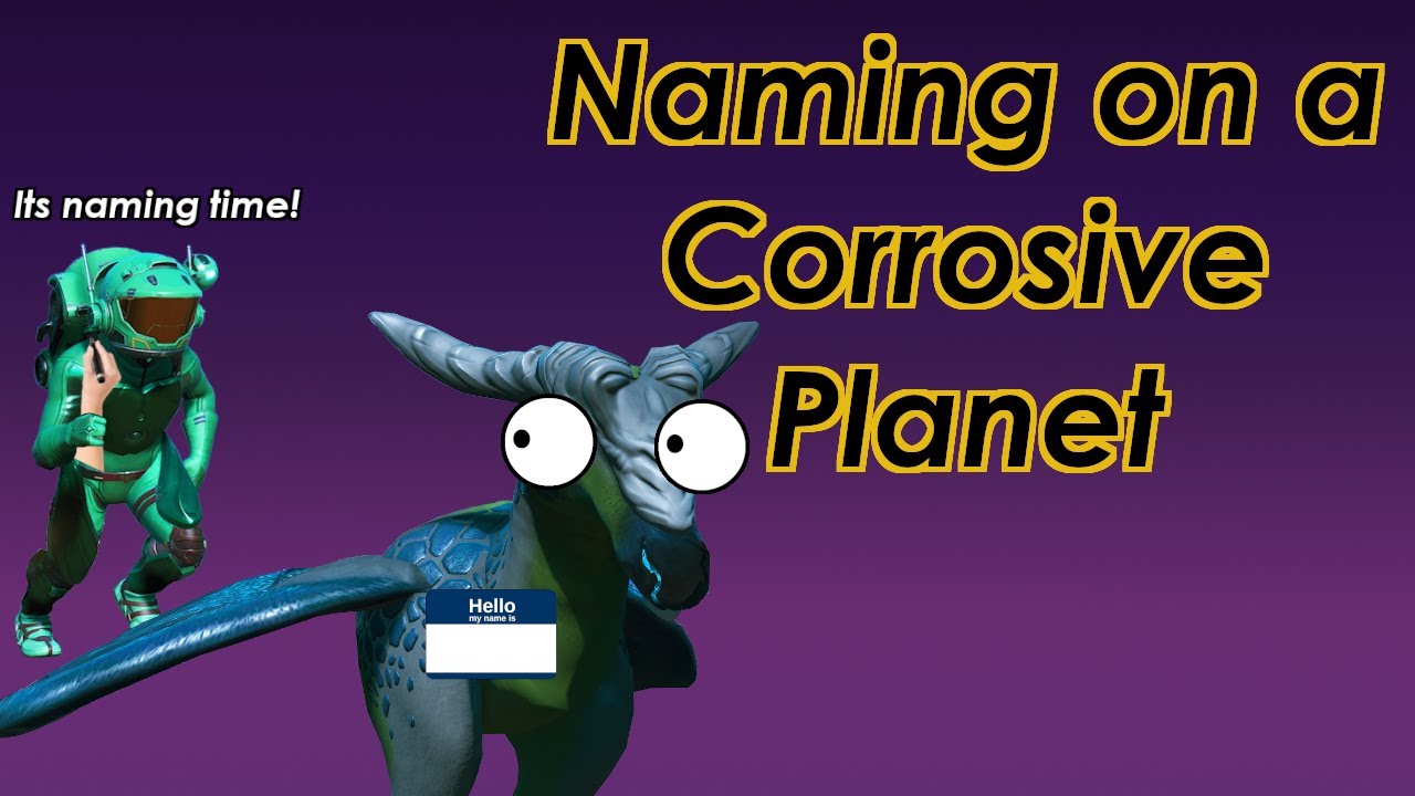 Naming Fauna as I Melt Away on a Corrosive Planet | No Man's Sky