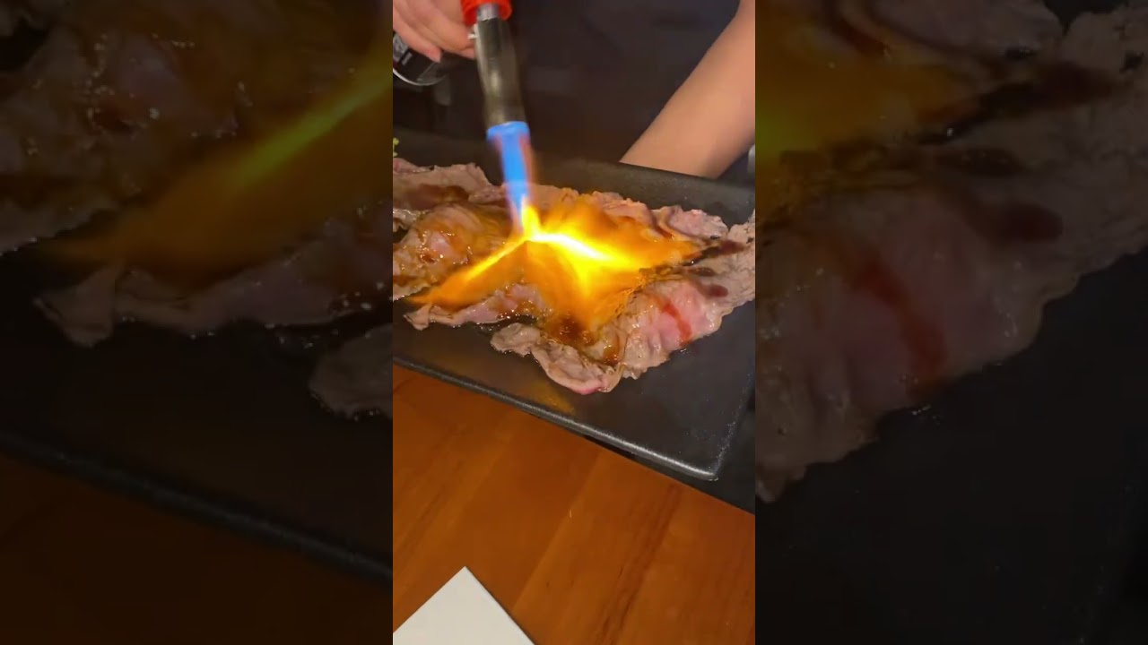 Blowtorch The Wagyu and This Happens #shorts