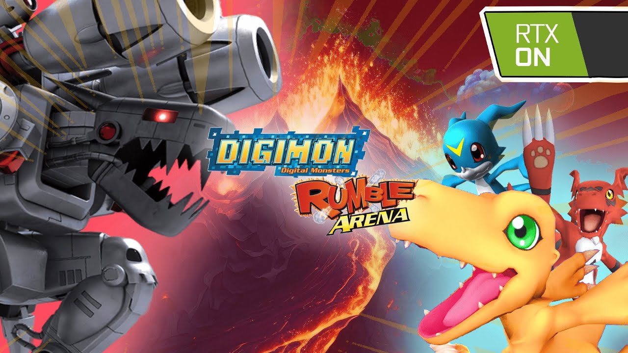 DIGIMON RUMBLE ARENA pero es un REMAKE (RTX ON)