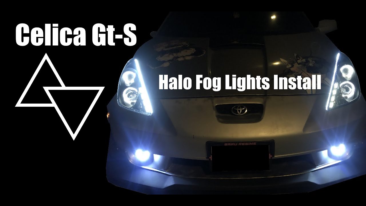 '01 Celica Gt-S - Installing Aftermarket Halo Fog Lights
