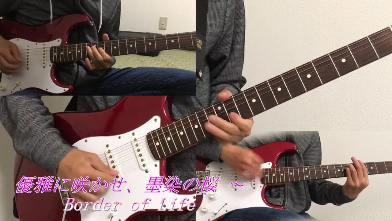 【Demetori】優雅に咲かせ、墨染の桜 ～ Border of Life　guitar cover