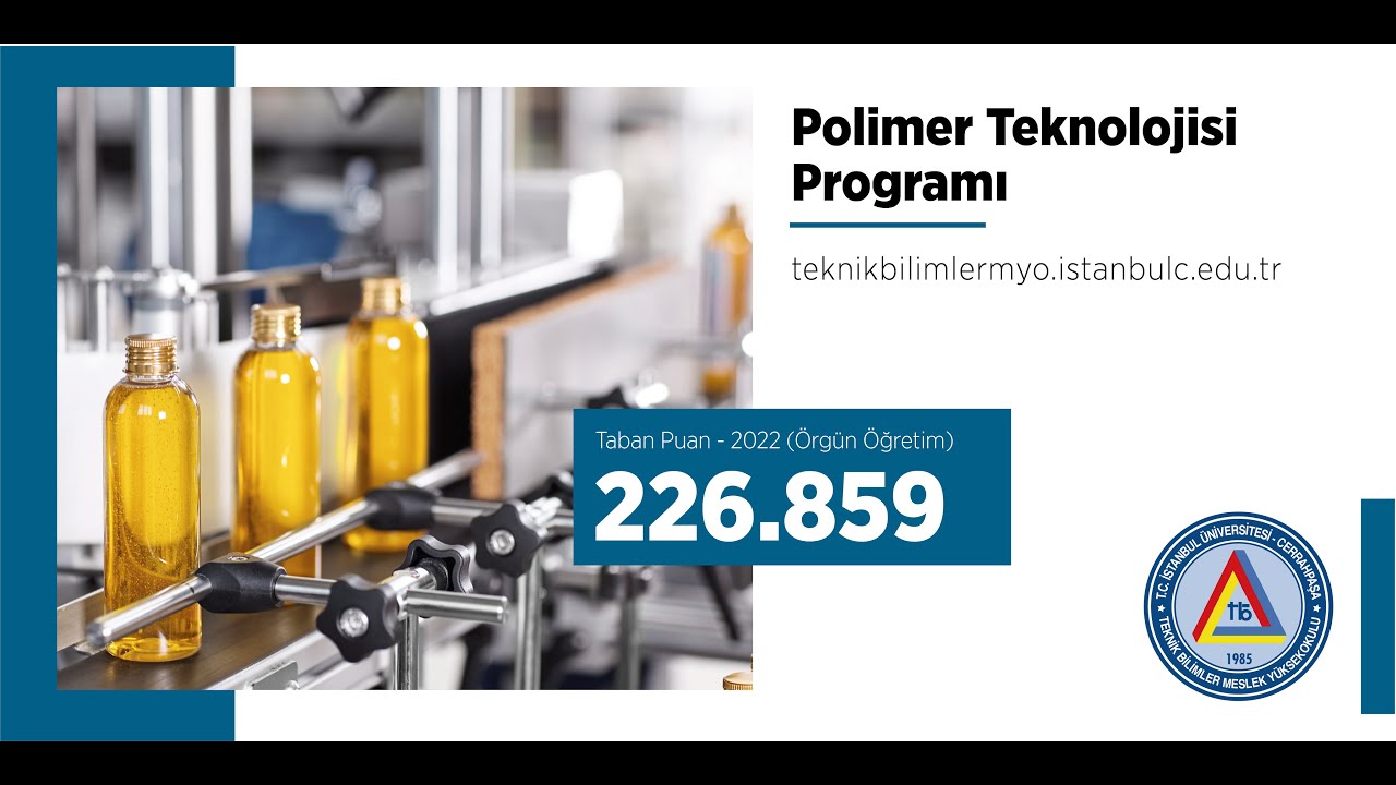 İÜC TBMYO Polimer Teknolojisi Programı