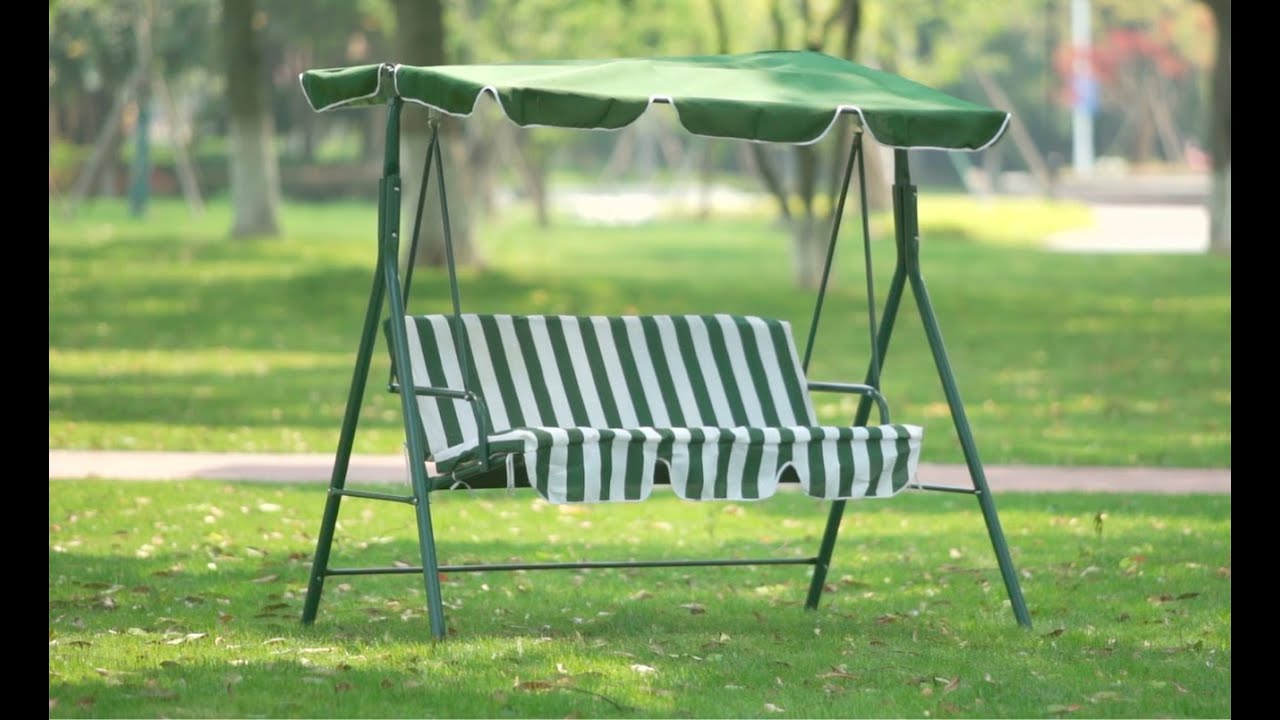 Groundlevel swing chair instruction video